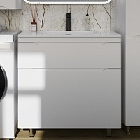 Style Line Тумба под раковину Марелла 80 Люкс Plus антискрейтч белая матовая